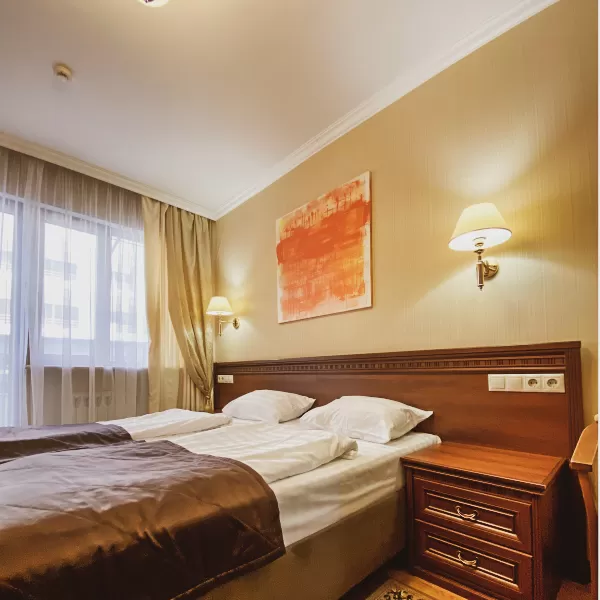 Номер Стандарт комфорт в санатории Целебный Нарзан в городе Кисловодске - фотография