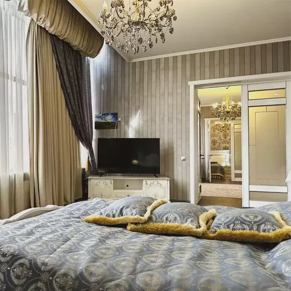 Номер Серебряный люкс в санатории Целебный Нарзан в городе Кисловодске - фотография