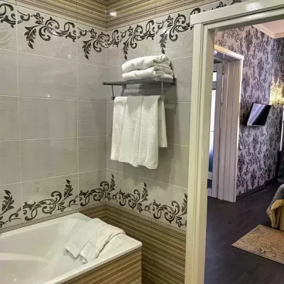 Номер Серебряный люкс в санатории Целебный Нарзан в городе Кисловодске - фотография