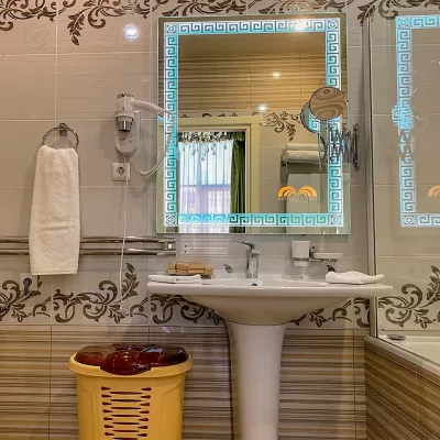 Номер Синдика люкс в санатории Целебный Нарзан в городе Кисловодске - фотография