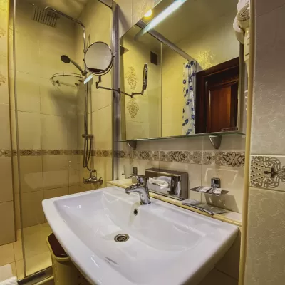 Номер Стандарт комфорт в санатории Целебный Нарзан в городе Кисловодске - фотография