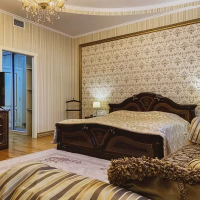 Номер Студия люкс в санатории Целебный Нарзан в городе Кисловодске - фотография