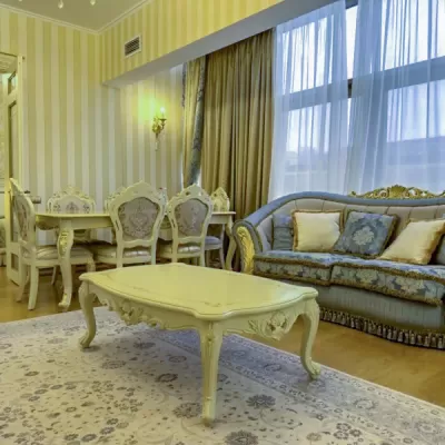 Номер Золотой люкс в санатории Целебный Нарзан в городе Кисловодске - фотография